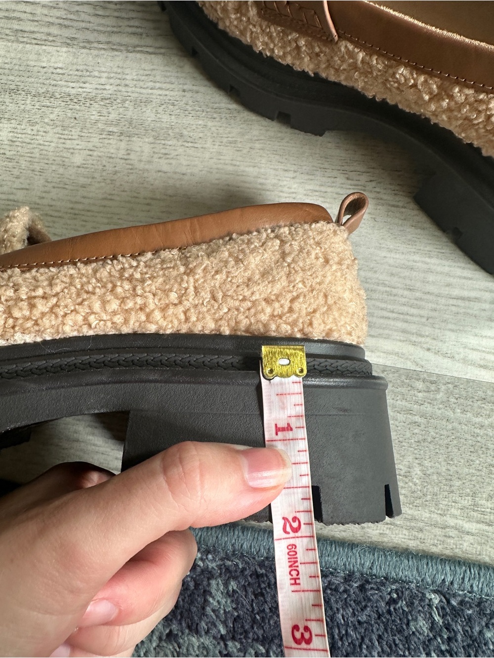 Circus by Sam Edelman Pierce Cozy Faux Shearling Lug Loafer 9 - Picture 11 of 13